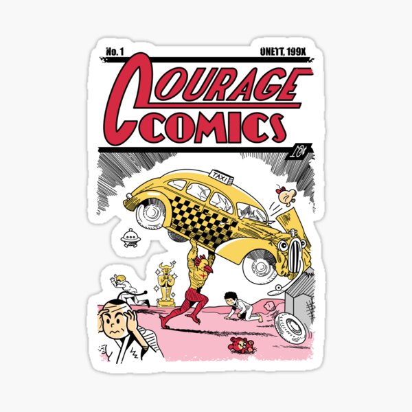 Courage Comics Sticker