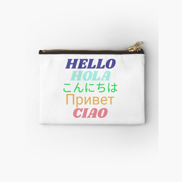 Item preview, Hello,Hola,Kon'nichiwa,Privet,Ciao designed and sold by IcyTees.