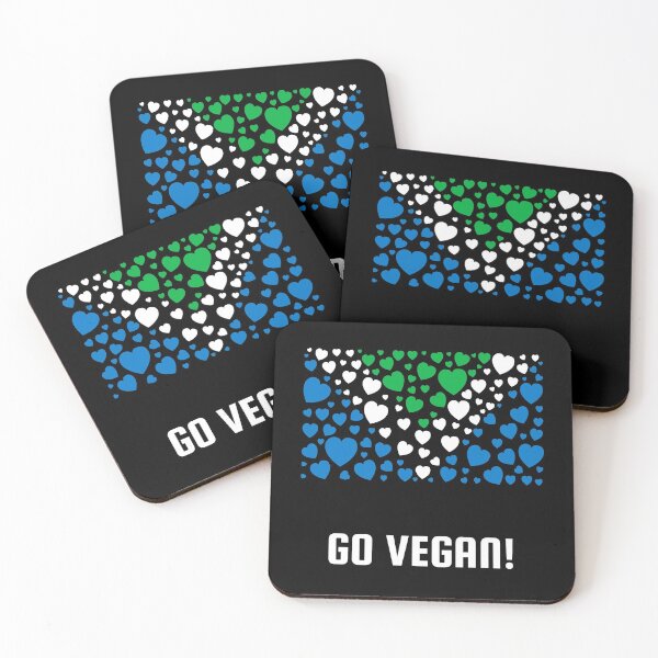Item preview, Vegan Flag | Mosaic Hearts | Go Vegan designed and sold by EarlessPierre.