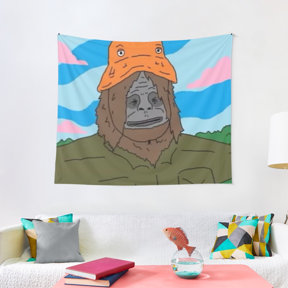 Sassy The Sasquatch Tapestry For Sale By Mechajames Redbubble 8783