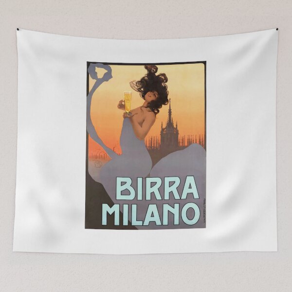 Item preview, 1920 Italy Birra Milano Beer Advertising Poster designed and sold by retrographics.