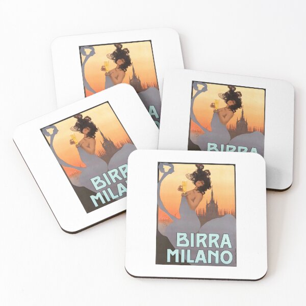 Item preview, 1920 Italy Birra Milano Beer Advertising Poster designed and sold by retrographics.