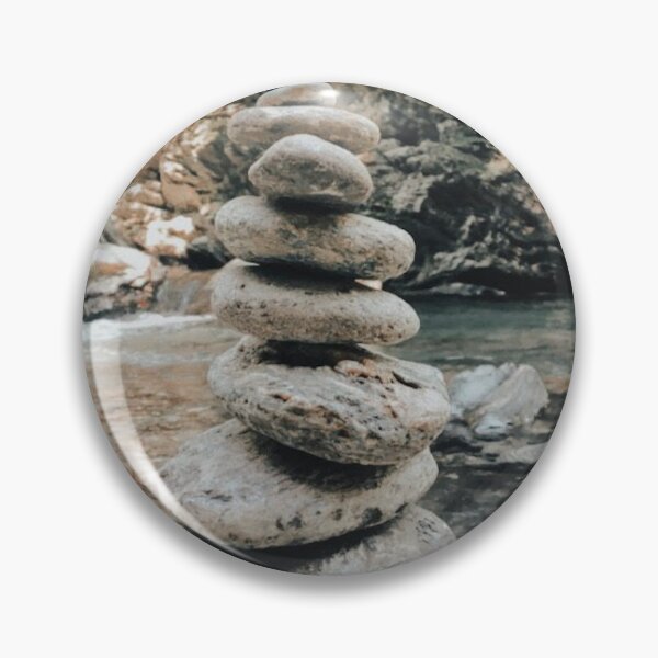 Item preview, zen cairns by a waterfall designed and sold by regannen.