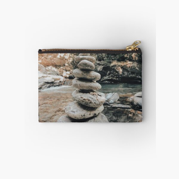 Item preview, zen cairns by a waterfall designed and sold by regannen.
