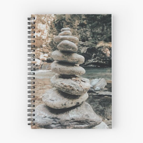 Item preview, zen cairns by a waterfall designed and sold by regannen.