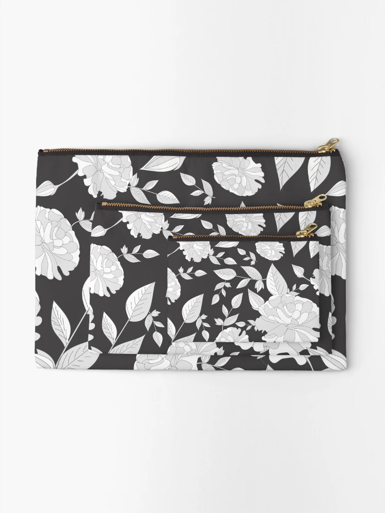 Thumbnail 2 of 4, Zipper Pouch, Rose designed and sold by Rococodesigns.