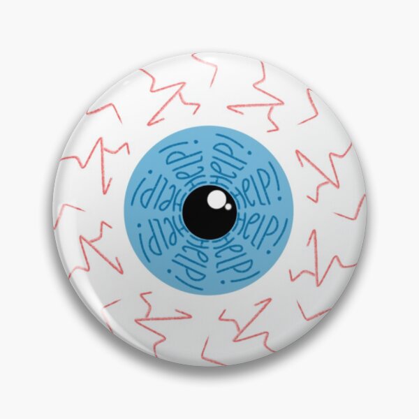 Item preview, Help Blue Eyeball by LittleByrdSTU designed and sold by Martie Mart.