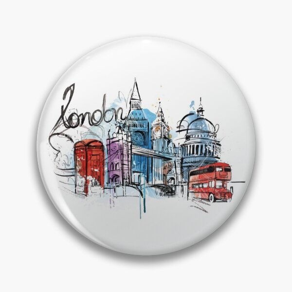 Item preview, Londen skyline graffiti designed and sold by Tijn-W-B.