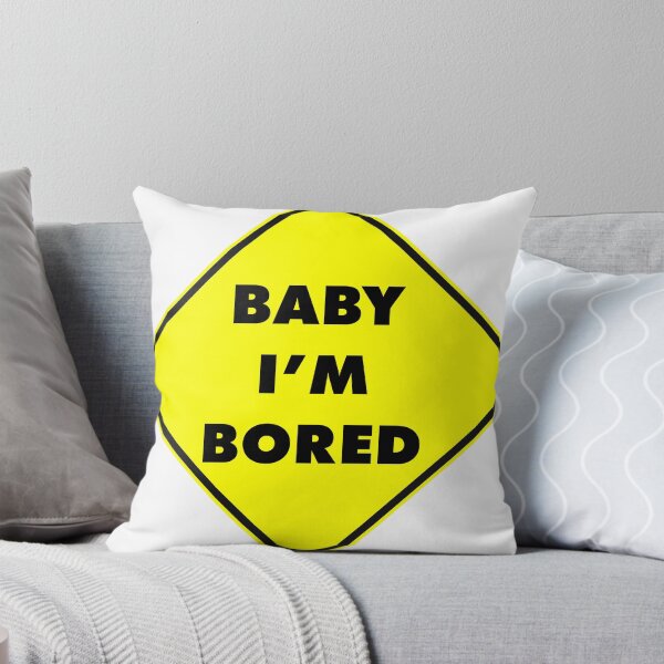 Item preview, Baby I'm Bored Car Sticker designed and sold by Happeh.