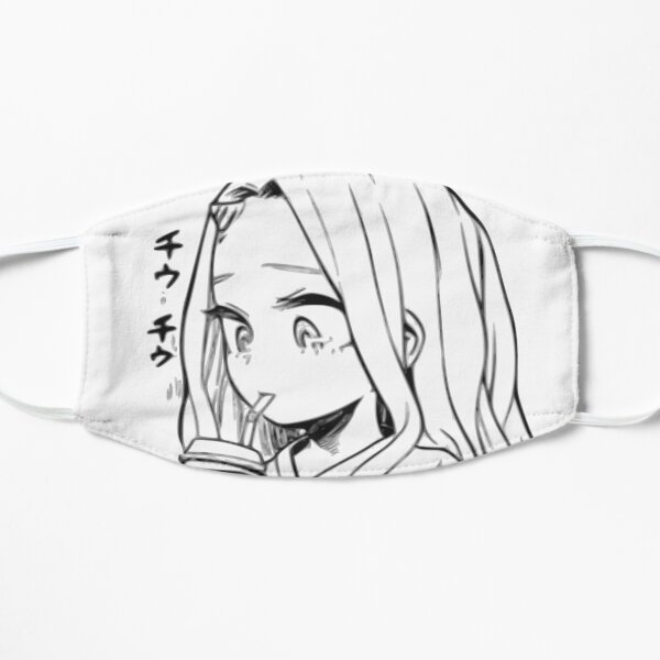 eri drinking juice Flat Mask