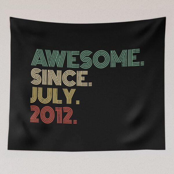 Item preview, Awesome Since July 2012 8th Birthday Gift 8 Years Old Vintage July 2012 designed and sold by nana1099.
