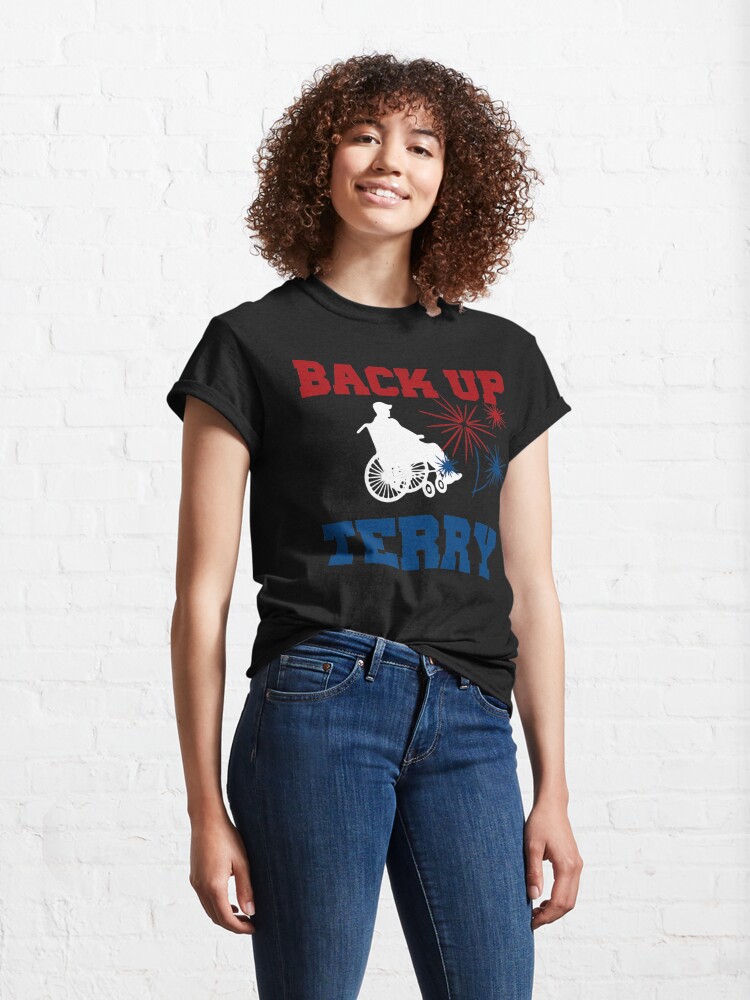 Discover Back Up Terry 4th of July Funny Fireworks Classic T-Shirt