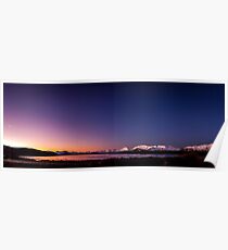 Lake Tekapo Sunset Stars Poster