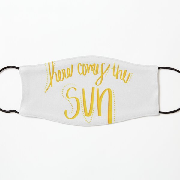 Here Comes the Sun Sticker Kids Mask