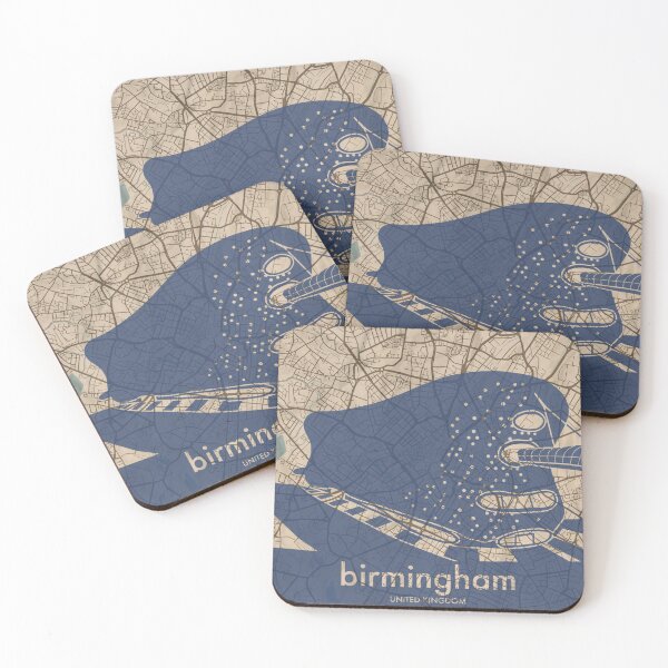 Item preview, Map + Silhouette | Birmingham designed and sold by CPTVDesign.