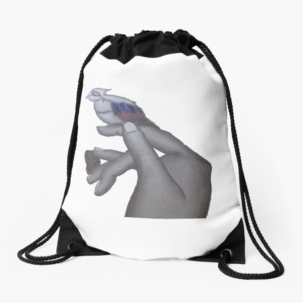 Bird is the word Drawstring Bag