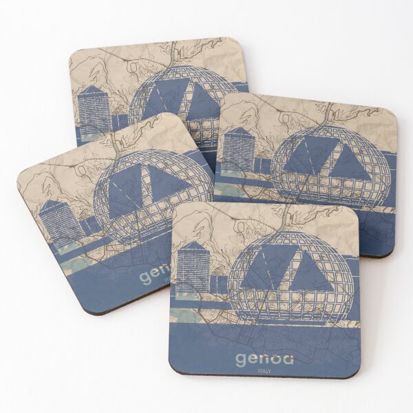 Item preview, Map + Silhouette | Genoa designed and sold by CPTVDesign.