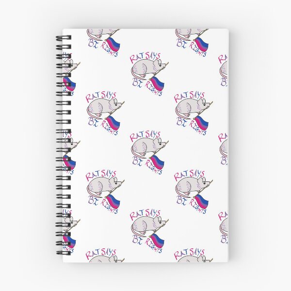 Item preview, Rat says Bi rights silhouette background  designed and sold by gay-teen-artist.