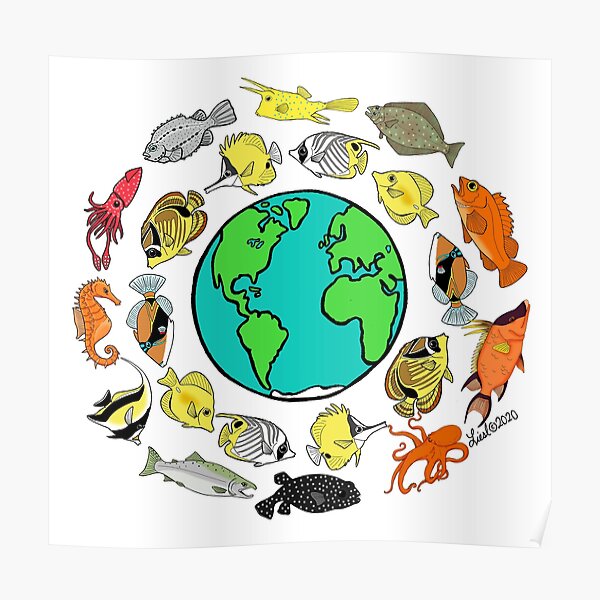 World Oceans Day Posters Redbubble