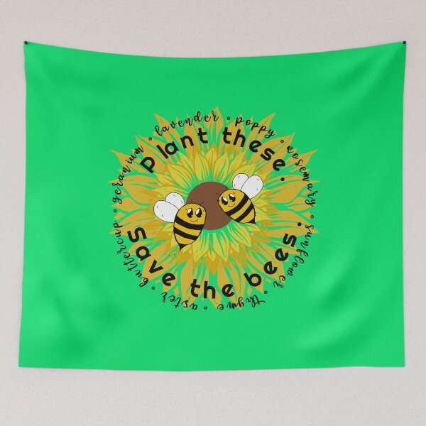 Item preview, Plant These Save the Bees designed and sold by CrystalRaen.