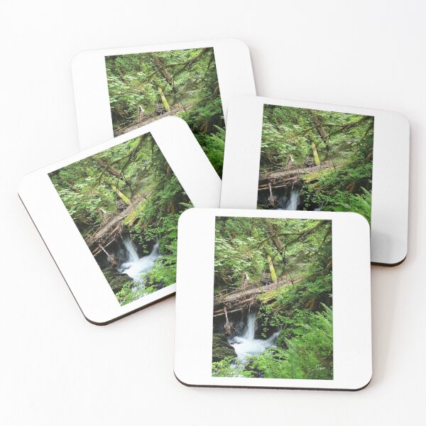 Item preview, Wilderness Treasure - Nature Waterfall Forest Green Pacific Northwest designed and sold by SGHansen.