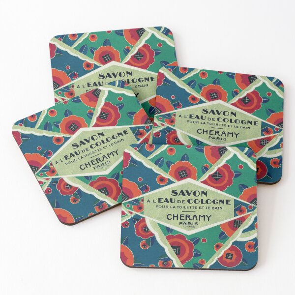 Item preview, Antique French Perfume Label  designed and sold by FuzzyHoney.