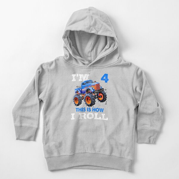 Item preview, I'm 4 This is How I Roll Monster Truck, Funny Kids 4 Year Old Birthday Party Gift designed and sold by PrintOfi.