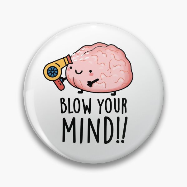 Item preview, Blow Your Mind Funny Brain Puns  designed and sold by punnybone.