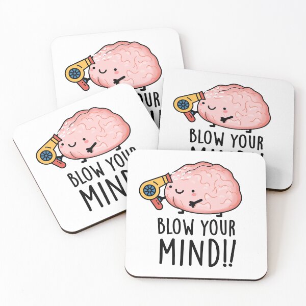 Item preview, Blow Your Mind Funny Brain Puns  designed and sold by punnybone.
