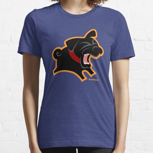 Black Pug (Un)Bark! Essential T-Shirt