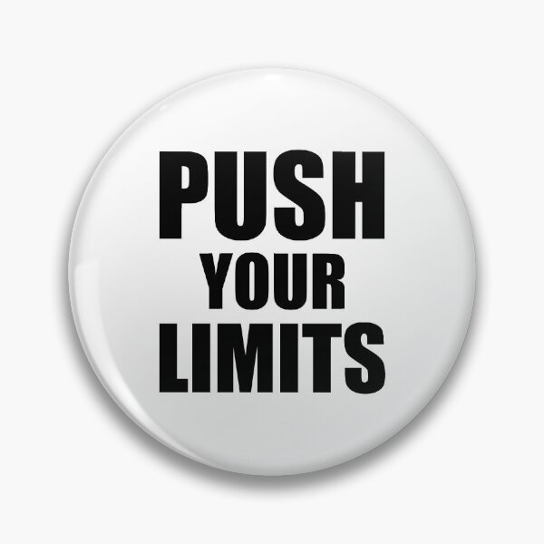 Item preview, Push Your Limits - Gym Quote designed and sold by maniacfitness.