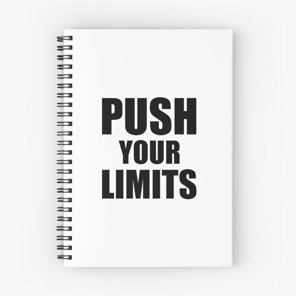 Item preview, Push Your Limits - Gym Quote designed and sold by maniacfitness.