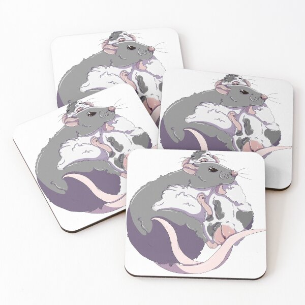 Item preview, Cute Cuddling Rats designed and sold by Kai K.