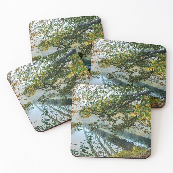 Item preview, Route 9 Bridge over and reflected through trees and early morning designed and sold by Brian Scantlebury.