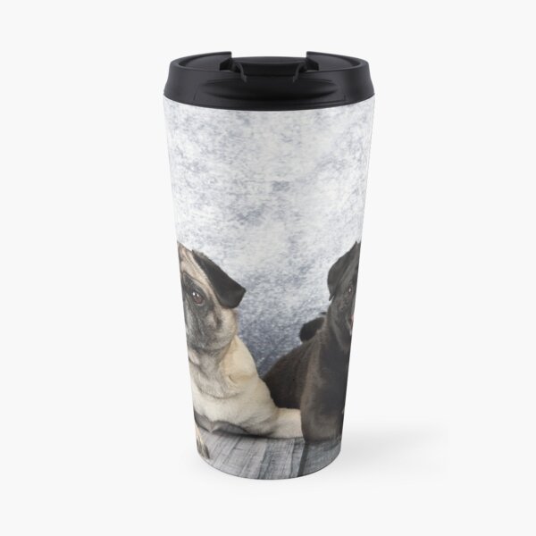 Pair of Pugs Travel Mug