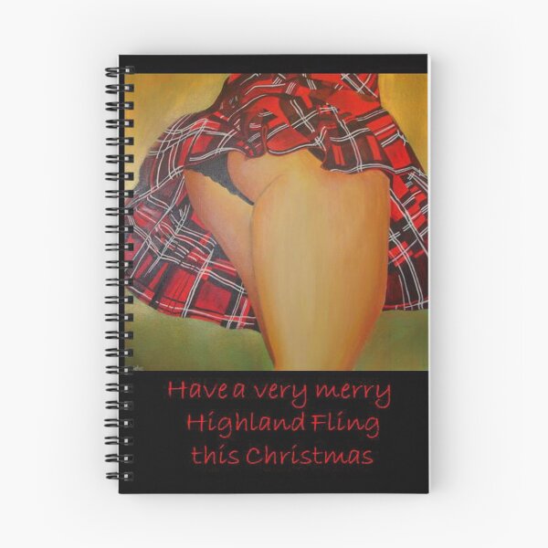 Item preview, A Scottish Highland Fling Christmas Greeting Card designed and sold by taiche.