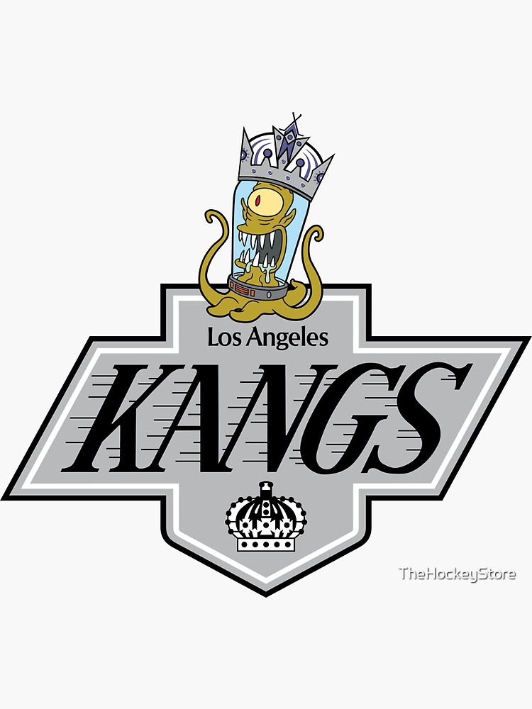 Los Angeles Kings Retro Logo - Static Cling at Sticker Shoppe