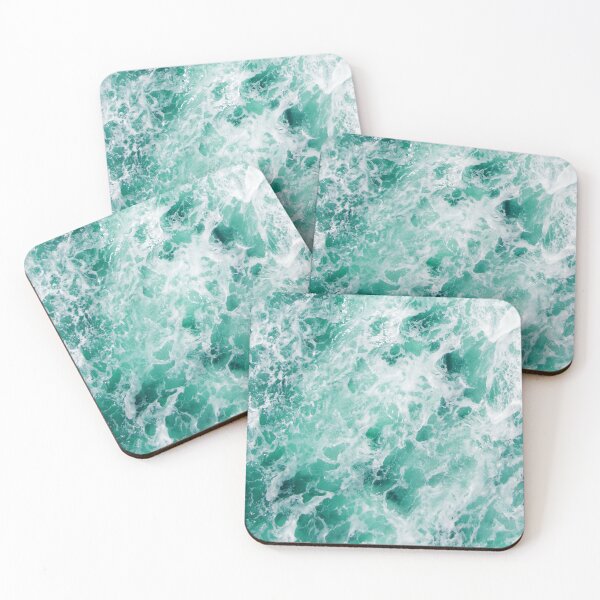 Item preview, Ocean Sea Waves Blue Green Turquoise   designed and sold by JustLivinLife.