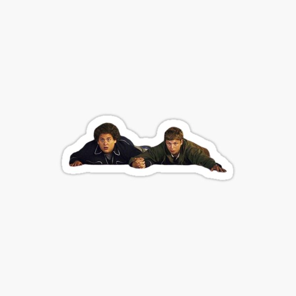 Seth and Evan Superbad Sticker