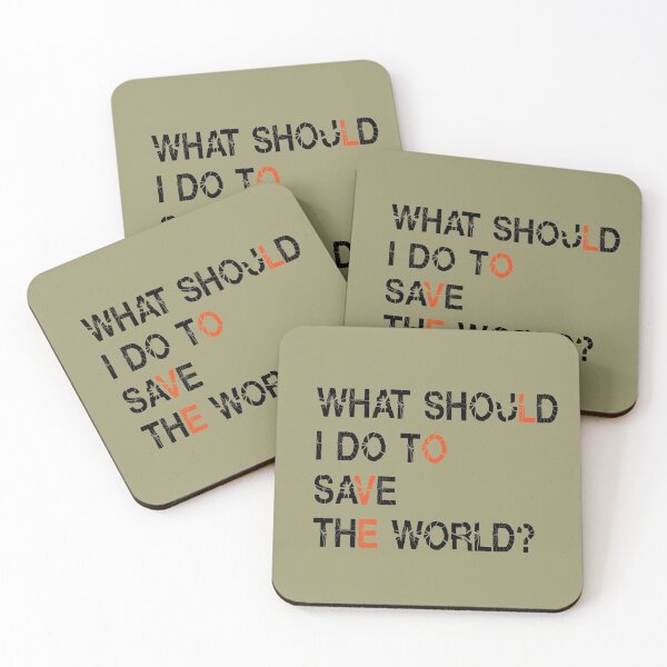 Item preview, What should I do to save the world designed and sold by Purple monkey.