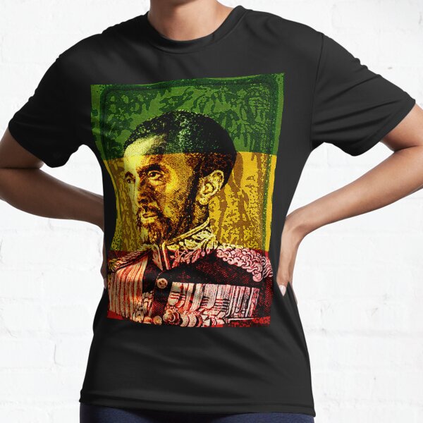 Haile Selassie Lion of Judah Emperor of Ethiopia Active T-Shirt