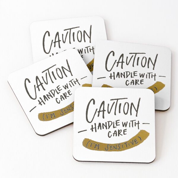 Item preview, Caution, I'm Sensitive designed and sold by Mia Buffington.