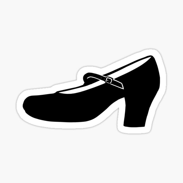 black folklorico shoes