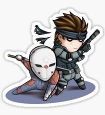 MGS1: Fox and Snake Sticker
