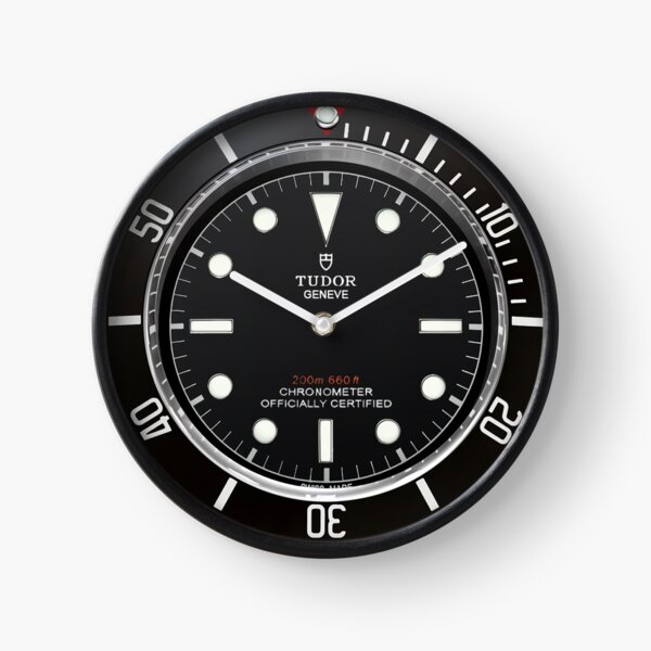 Tudor Black Heritage Clock