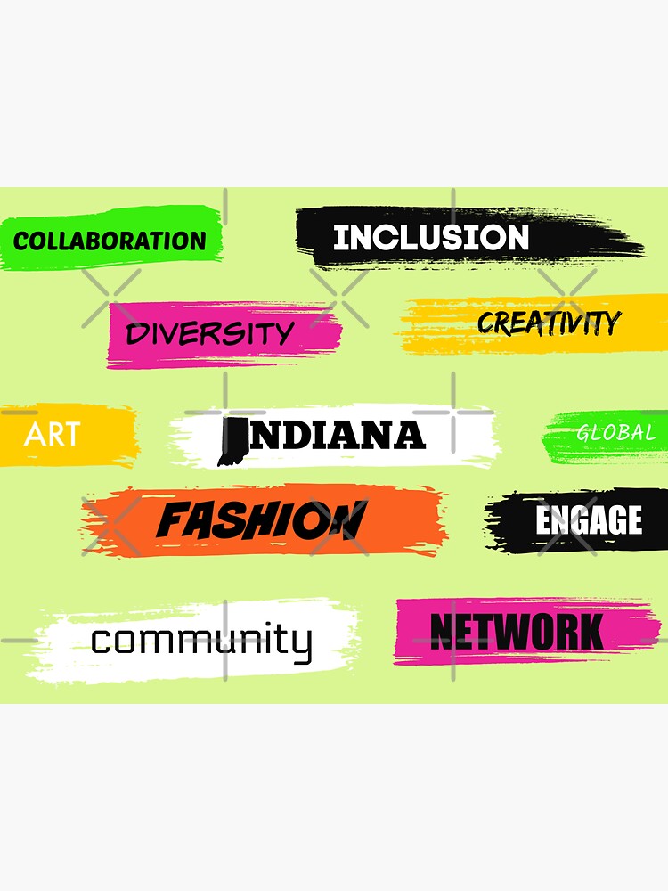 Words Print- Diversity-Inclusion- Indiana Fashion by Matlgirl