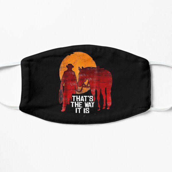 Retro Art That's The Way It Is Flat Mask