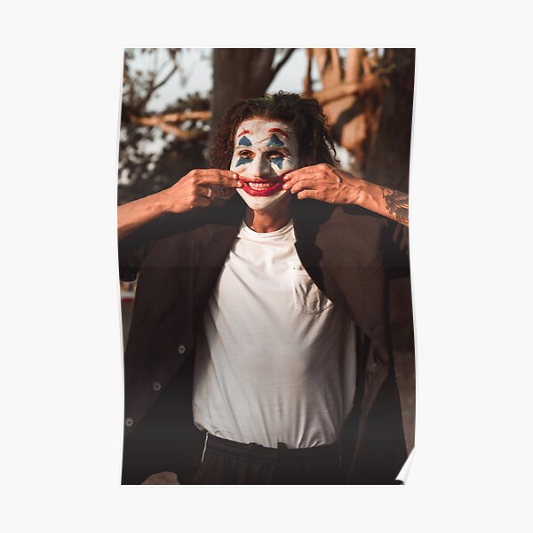 Cute Joker Face Posters Redbubble