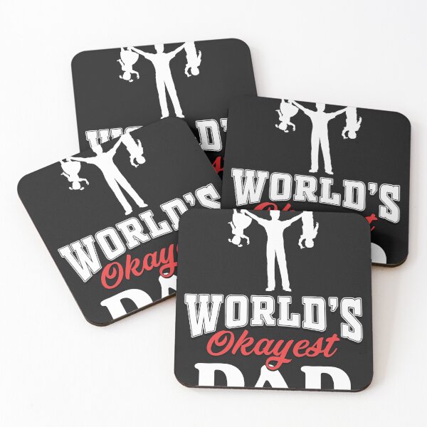 Item preview, Worlds Okayest Dad / Funny Design/ Gift Idea designed and sold by HamidasPrime.