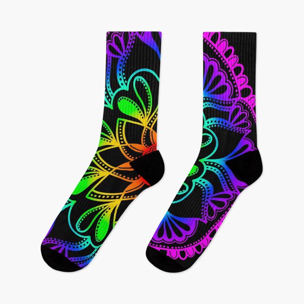 Item preview, Colorfully Bright Rainbow Mandala designed and sold by Malandala.
